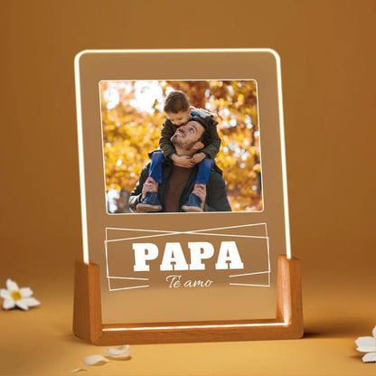 Lámpara Personalizada con Foto 15x15 cm