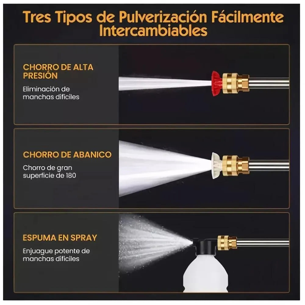 Hidrolavadora Portátil Inalámbrica 120V